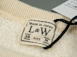 Loop & Weft Tompkins Knit V-Gusset Crewneck Sweatshirt Oatmeal