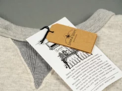 Loop & Weft Tompkins Knit V-Gusset Crewneck Sweatshirt Grey