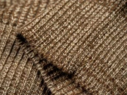 Loop & Weft Merino Super Lamb Switch Panel Crewneck Sweater Mix Brown 38 Loop & Weft Merino Super Lamb Switch Panel Crewneck Sweater Mix Brown