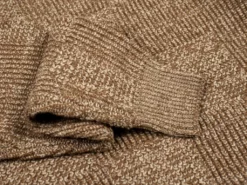 Loop & Weft Merino Super Lamb Switch Panel Crewneck Sweater Mix Brown 35 Loop & Weft Merino Super Lamb Switch Panel Crewneck Sweater Mix Brown