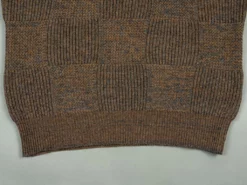 Loop & Weft Merino Super Lamb Switch Panel Crewneck Sweater Deep Clay Brown 34 Loop & Weft Merino Super Lamb Switch Panel Crewneck Sweater Deep Clay Brown