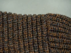 Loop & Weft Merino Super Lamb Switch Panel Crewneck Sweater Deep Clay Brown 44 Loop & Weft Merino Super Lamb Switch Panel Crewneck Sweater Deep Clay Brown