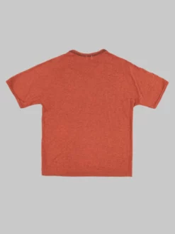 Loop & Weft Heather Slub Cotton Freedom Crewneck T-Shirt Old Brick