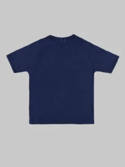 Loop & Weft Heather Slub Cotton Freedom Crewneck T-Shirt French Navy Blue 24 Loop & Weft Heather Slub Cotton Freedom Crewneck T-Shirt French Navy Blue