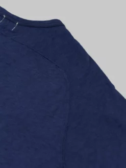 Loop & Weft Heather Slub Cotton Freedom Crewneck T-Shirt French Navy Blue 29 Loop & Weft Heather Slub Cotton Freedom Crewneck T-Shirt French Navy Blue