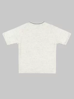 Loop & Weft Heather Slub Cotton Freedom Crewneck T-Shirt Heather Oatmeal