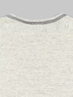 Loop & Weft Heather Slub Cotton Freedom Crewneck T-Shirt Heather Oatmeal