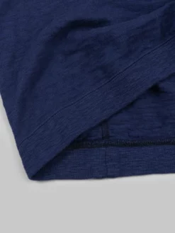 Loop & Weft Heather Slub Cotton Freedom Crewneck T-Shirt French Navy Blue 31 Loop & Weft Heather Slub Cotton Freedom Crewneck T-Shirt French Navy Blue