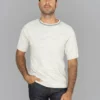 Loop & Weft Heather Slub Cotton Freedom Crewneck T-Shirt Heather Oatmeal