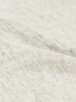 Loop & Weft Heather Slub Cotton Freedom Crewneck T-Shirt Heather Oatmeal