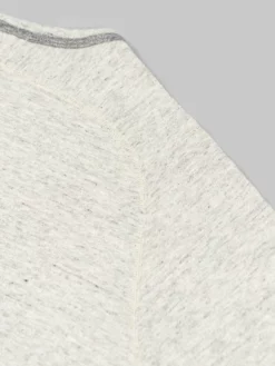 Loop & Weft Heather Slub Cotton Freedom Crewneck T-Shirt Heather Oatmeal