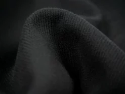 Loop & Weft Fine Aran Honeycomb Henley Neck Thermal Royal Black