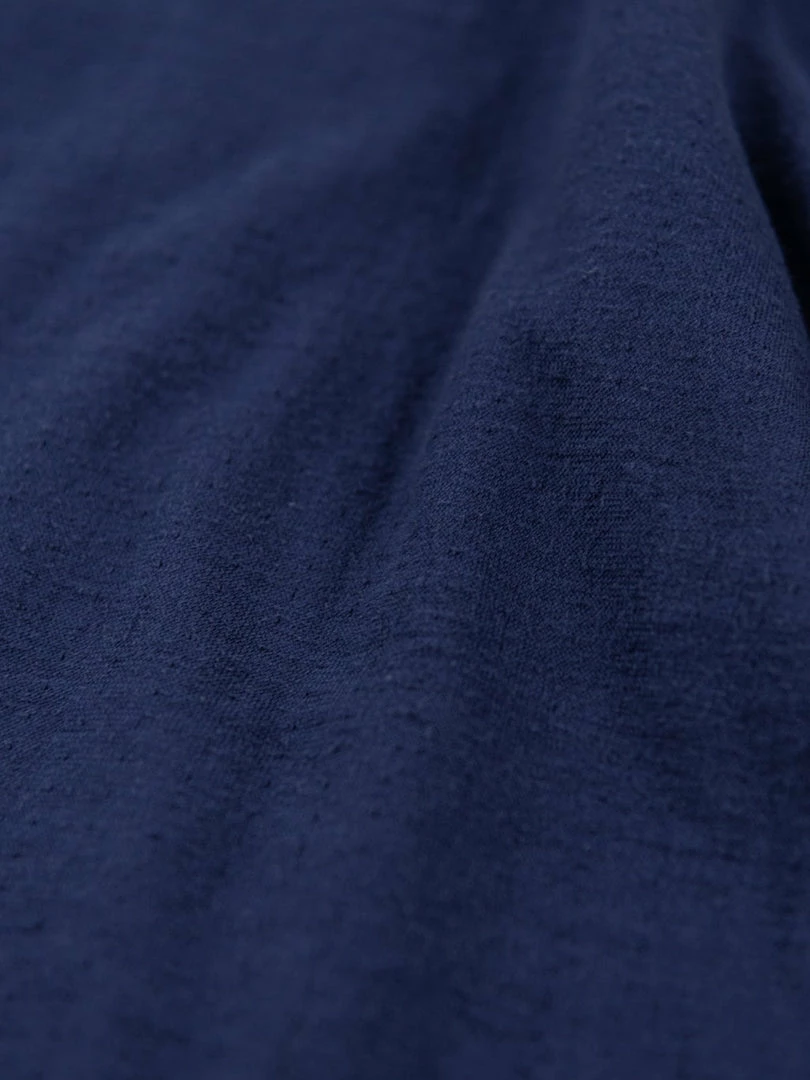 Loop & Weft Dual Layered Knit Raw Edge Crewneck T-Shirt French Navy Blue NEW ARRIVALS 10 Loop & Weft Dual Layered Knit Raw Edge Crewneck T-Shirt French Navy Blue NEW ARRIVALS