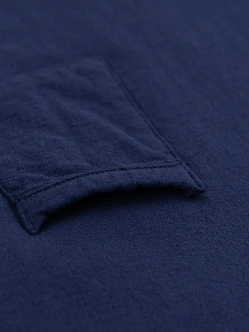 Loop & Weft Dual Layered Knit Raw Edge Crewneck T-Shirt French Navy Blue NEW ARRIVALS 15 Loop & Weft Dual Layered Knit Raw Edge Crewneck T-Shirt French Navy Blue NEW ARRIVALS