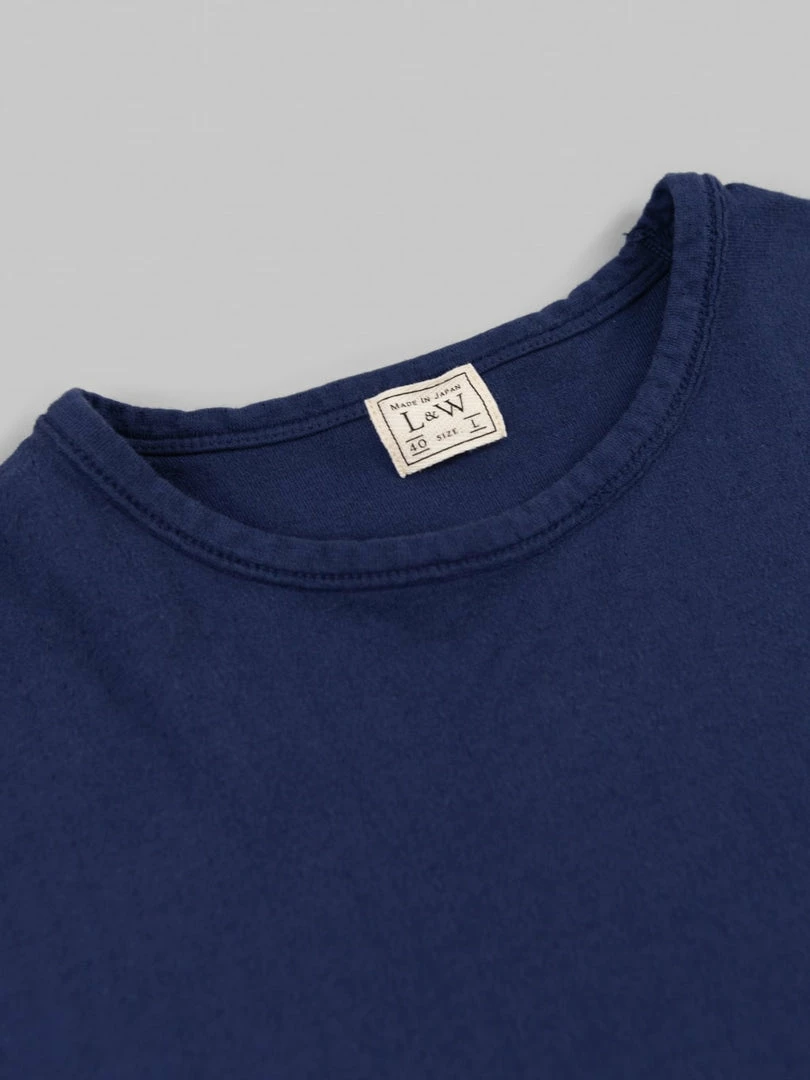 Loop & Weft Dual Layered Knit Raw Edge Crewneck T-Shirt French Navy Blue NEW ARRIVALS 11 Loop & Weft Dual Layered Knit Raw Edge Crewneck T-Shirt French Navy Blue NEW ARRIVALS