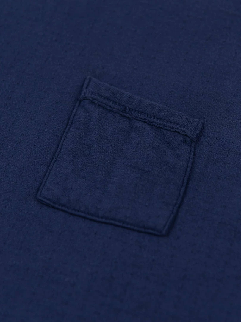 Loop & Weft Dual Layered Knit Raw Edge Crewneck T-Shirt French Navy Blue NEW ARRIVALS 14 Loop & Weft Dual Layered Knit Raw Edge Crewneck T-Shirt French Navy Blue NEW ARRIVALS