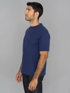 Loop & Weft Dual Layered Knit Raw Edge Crewneck T-Shirt French Navy Blue NEW ARRIVALS 20 Loop & Weft Dual Layered Knit Raw Edge Crewneck T-Shirt French Navy Blue NEW ARRIVALS