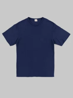 Loop & Weft Dual Layered Knit Raw Edge Crewneck T-Shirt French Navy Blue NEW ARRIVALS 23 Loop & Weft Dual Layered Knit Raw Edge Crewneck T-Shirt French Navy Blue NEW ARRIVALS