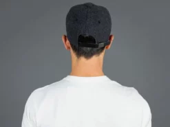 Mighty Shine Serge Short Brim Cap Charcoal Grey