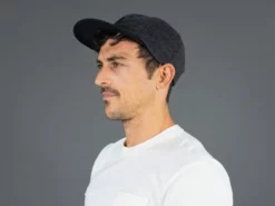 Mighty Shine Serge Short Brim Cap Charcoal Grey