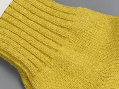 Nishiguchi Kutsushita Silk Cotton Socks Beer Yellow