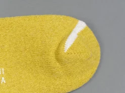 Nishiguchi Kutsushita Silk Cotton Socks Beer Yellow