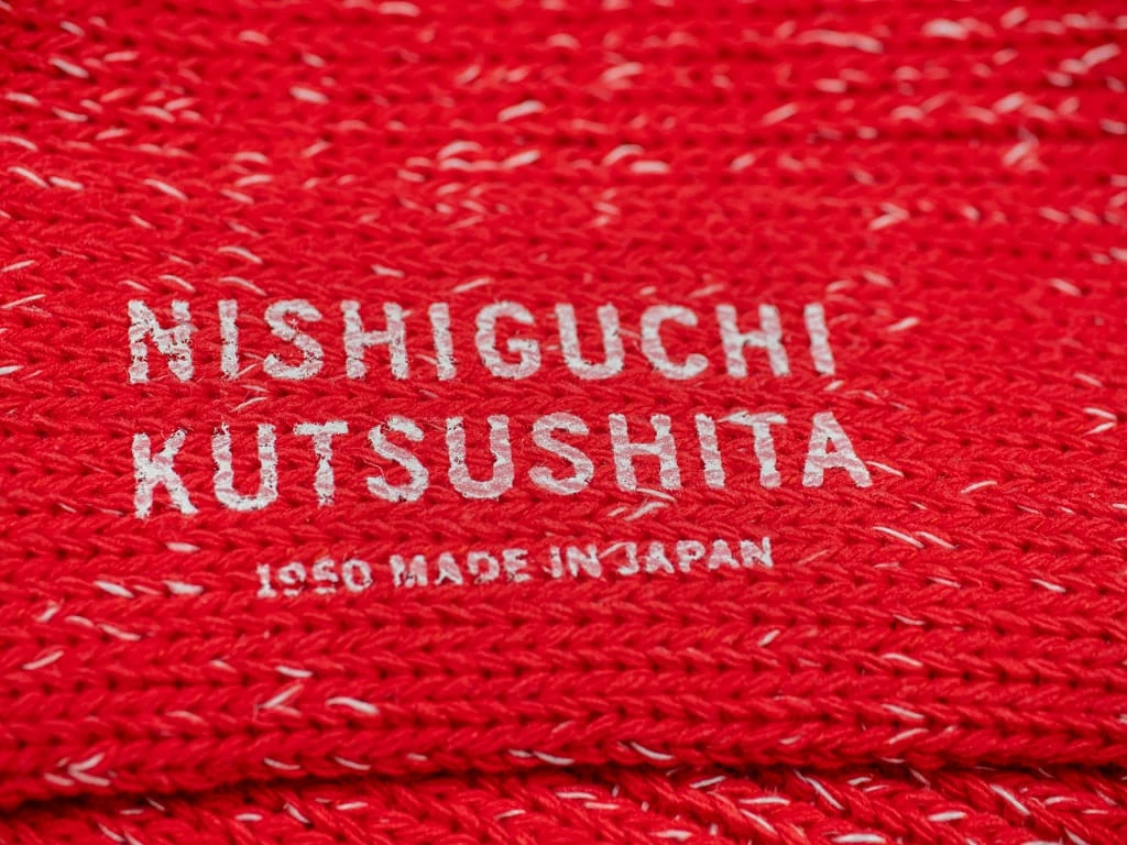 Nishiguchi Kutsushita Hemp Cotton Ribbed Socks Autumn Leaves 9 Nishiguchi Kutsushita Hemp Cotton Ribbed Socks Autumn Leaves