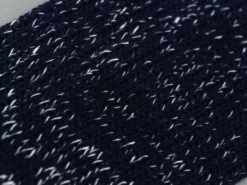 Nishiguchi Kutsushita Hemp Cotton Ribbed Socks Midnight