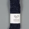 Nishiguchi Kutsushita Hemp Cotton Ribbed Socks Midnight 1 Nishiguchi Kutsushita Hemp Cotton Ribbed Socks Midnight