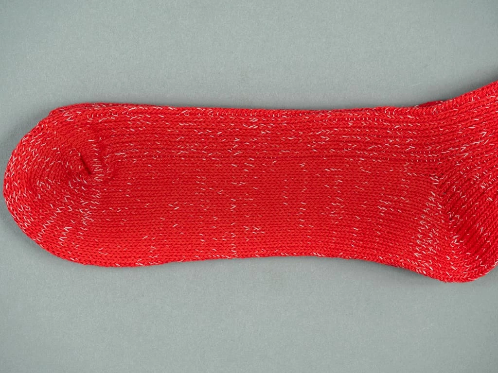 Nishiguchi Kutsushita Hemp Cotton Ribbed Socks Autumn Leaves 10 Nishiguchi Kutsushita Hemp Cotton Ribbed Socks Autumn Leaves