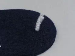 Nishiguchi Kutsushita Wool Ribbed Socks Navy