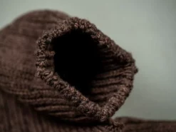 Nishiguchi Kutsushita Recycled Cotton Ribbed Socks Brown 26 Nishiguchi Kutsushita Recycled Cotton Ribbed Socks Brown