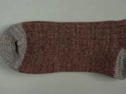 Nishiguchi Kutsushita Recycled Cotton Ribbed Socks Brown 22 Nishiguchi Kutsushita Recycled Cotton Ribbed Socks Brown
