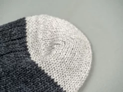 Nishiguchi Kutsushita Recycled Cotton Ribbed Socks Charcoal 20 Nishiguchi Kutsushita Recycled Cotton Ribbed Socks Charcoal