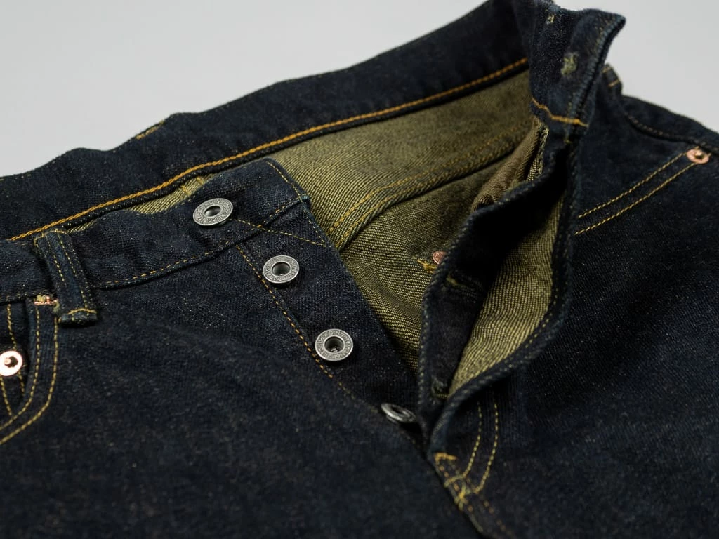 ONI Denim 122S-GROL "Greyish-Olive Overdye" 15oz Stretch Relax Tapered Jeans NEW ARRIVALS 29 ONI Denim 122S-GROL "Greyish-Olive Overdye" 15oz Stretch Relax Tapered Jeans NEW ARRIVALS