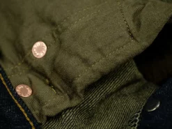 ONI Denim 122S-GROL "Greyish-Olive Overdye" 15oz Stretch Relax Tapered Jeans NEW ARRIVALS 73 ONI Denim 122S-GROL