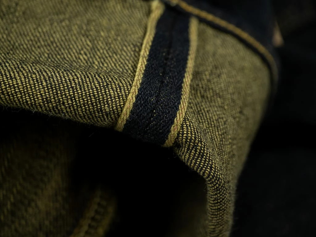 ONI Denim 122S-GROL "Greyish-Olive Overdye" 15oz Stretch Relax Tapered Jeans NEW ARRIVALS 34 ONI Denim 122S-GROL "Greyish-Olive Overdye" 15oz Stretch Relax Tapered Jeans NEW ARRIVALS