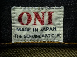 ONI Denim 122S-GROL "Greyish-Olive Overdye" 15oz Stretch Relax Tapered Jeans NEW ARRIVALS 59 ONI Denim 122S-GROL