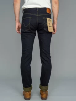 ONI Denim 122S-GROL "Greyish-Olive Overdye" 15oz Stretch Relax Tapered Jeans NEW ARRIVALS 42 ONI Denim 122S-GROL