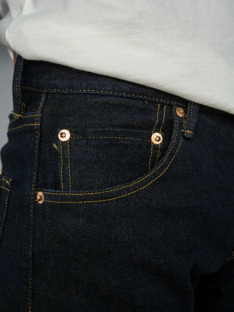 ONI Denim 122S-GROL "Greyish-Olive Overdye" 15oz Stretch Relax Tapered Jeans NEW ARRIVALS 9 ONI Denim 122S-GROL "Greyish-Olive Overdye" 15oz Stretch Relax Tapered Jeans NEW ARRIVALS