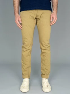 NEW ARRIVALS ONI Denim 612KHBE "Super Low Tension Khaki-Beige" 12oz Relaxed Tapered Jeans