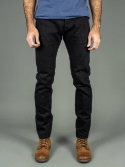 ONI Denim 902ZR-IDBK "Secret Denim Indigo X Black" 20oz High Rise Relaxed Tapered Jeans