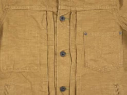 ONI Denim 03128-HOX Sulfur Heavy Oxford Coverall Brown Khaki