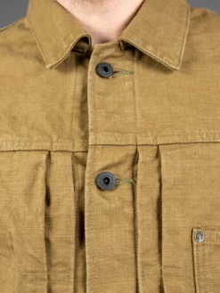 ONI Denim 03128-HOX Sulfur Heavy Oxford Coverall Brown Khaki