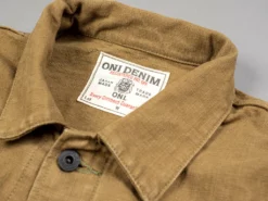 ONI Denim 03128-HOX Sulfur Heavy Oxford Coverall Brown Khaki