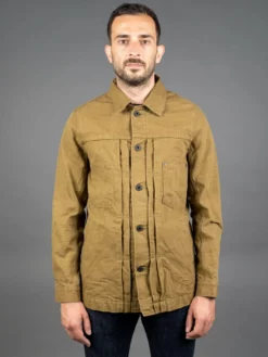 ONI Denim 03128-HOX Sulfur Heavy Oxford Coverall Brown Khaki
