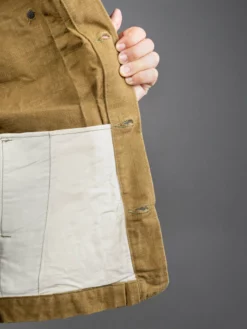 ONI Denim 03128-HOX Sulfur Heavy Oxford Coverall Brown Khaki