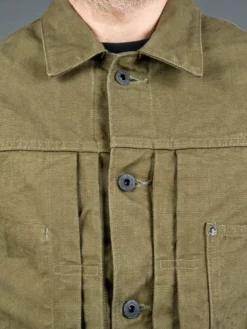 ONI Denim 03128-HOX Sulfur Heavy Oxford Coverall Olive