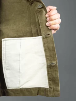 ONI Denim 03128-HOX Sulfur Heavy Oxford Coverall Olive