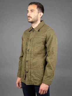 ONI Denim 03128-HOX Sulfur Heavy Oxford Coverall Olive